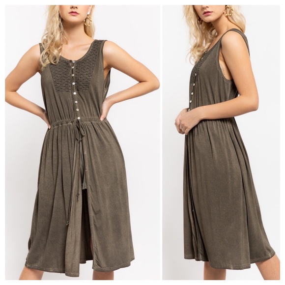 POL Taylor Burnout Boho Long Vest - Picture 3 of 10